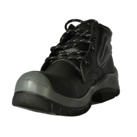 NEW MENS SAFETY WORK BOOTS- IMPACT & SLIP RESISTANT, WATERPROOF | BLACK SIZE 9.5 - Picture 5 of 9